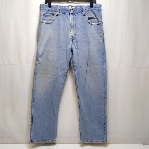 Levi's 505 Regular Fit 35x28 Men Straight Leg Mid-Rise Jeans Red Tag Vintage - Picture 1 of 7